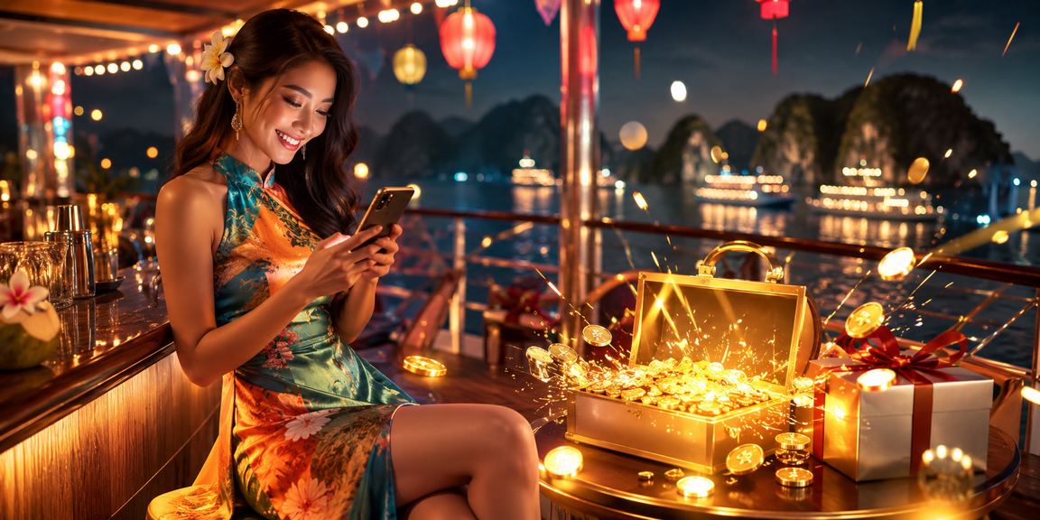 Trải nghiệm casino di động tại Vịnh Hạ Long với áo dài